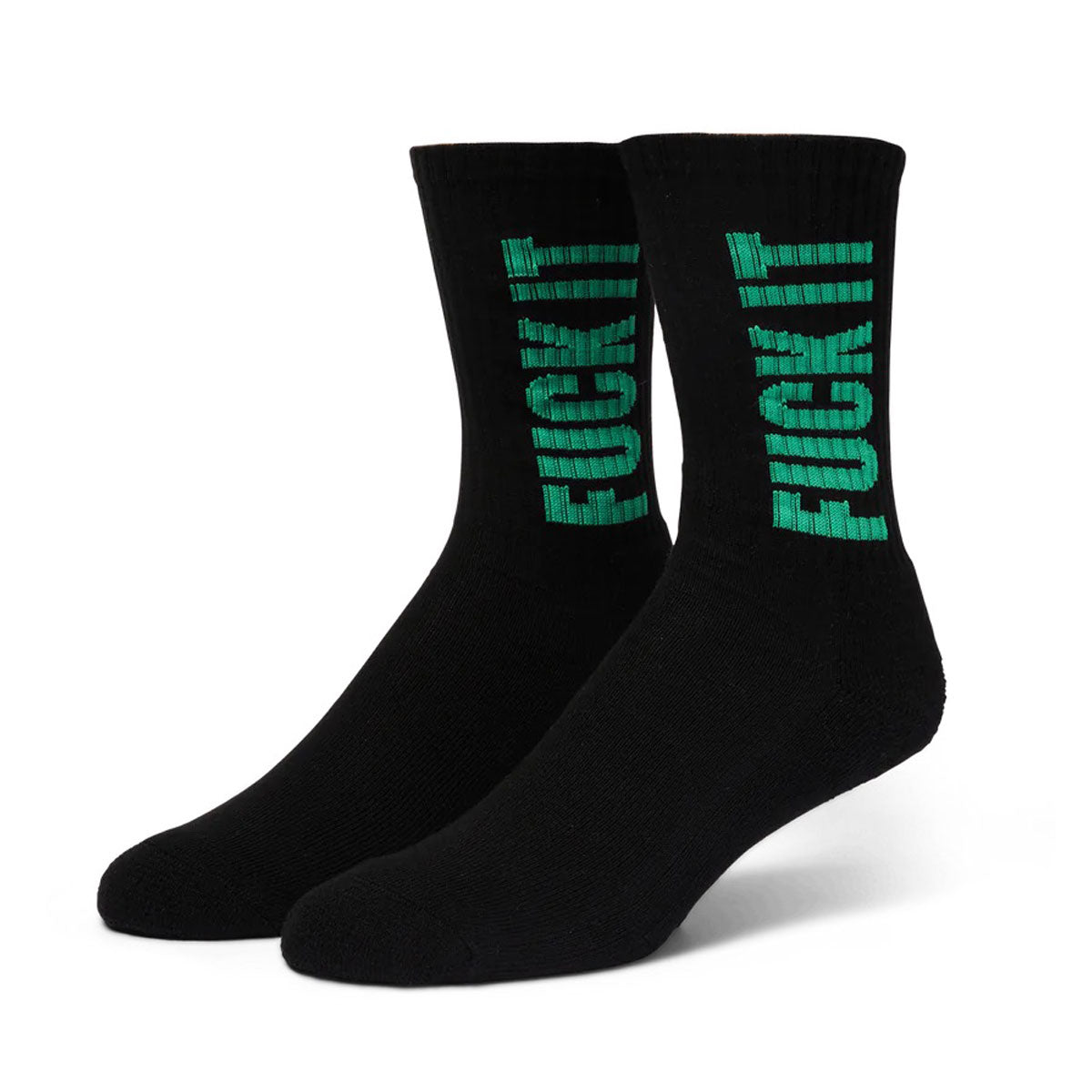 HUF Sidewinder Crew Socks - Black image 1