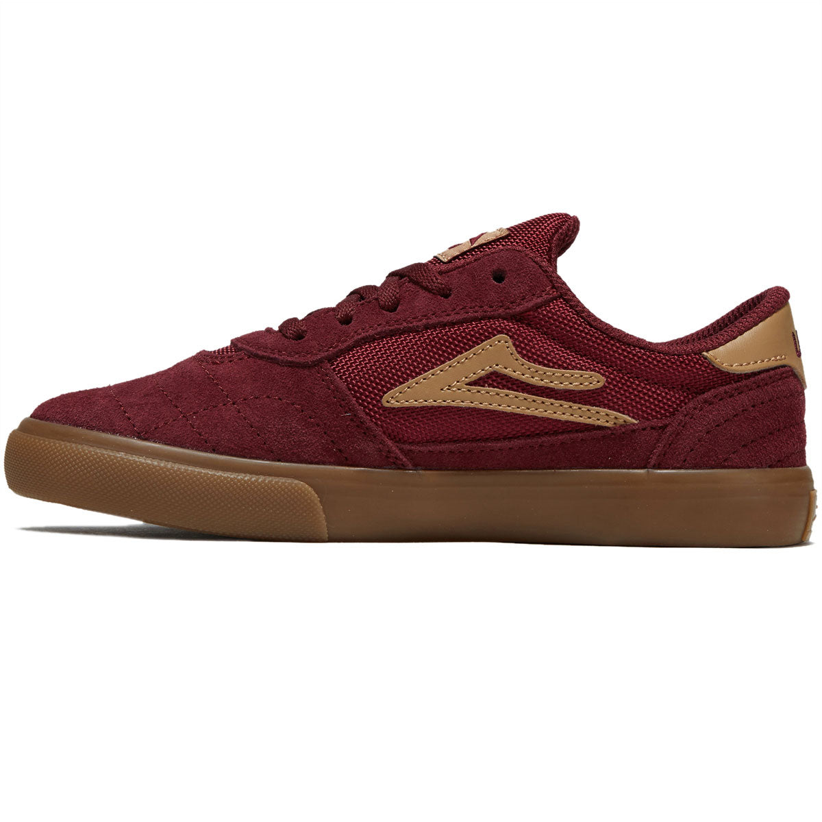 Lakai Youth Cambridge Shoes - Burgundy Suede image 2