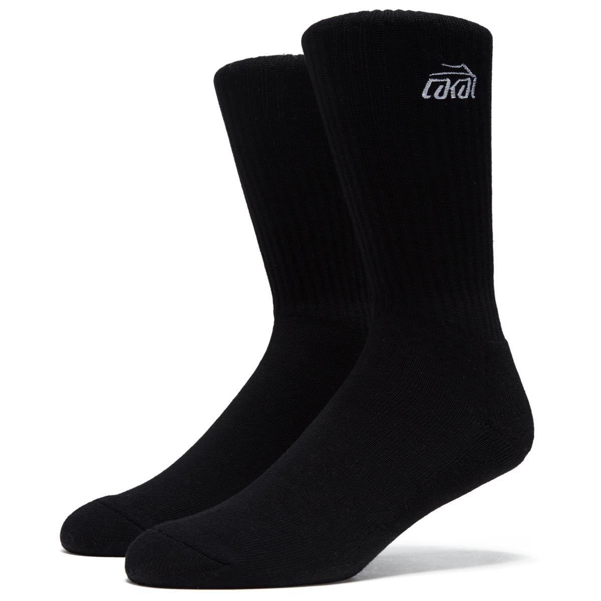 Lakai Basic Crew Socks - Black image 1