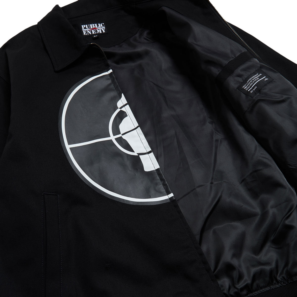 Lakai x Public Enemy Sniper Logo Jacket - Black image 5