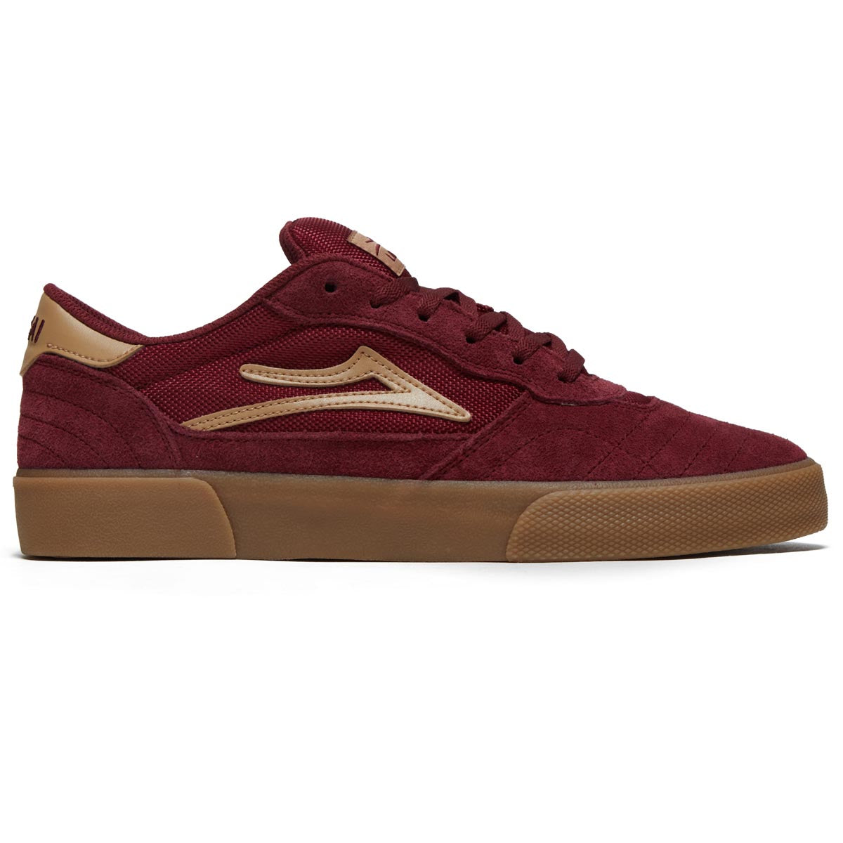 Lakai Cambridge Shoes - Burgundy Red Suede image 1