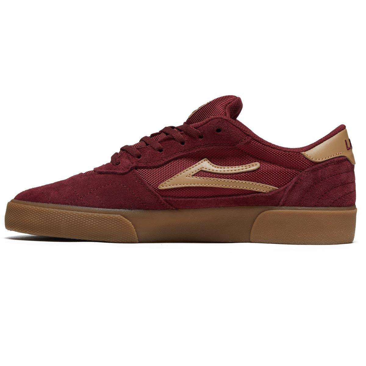 Lakai Cambridge Shoes - Burgundy Red Suede image 2