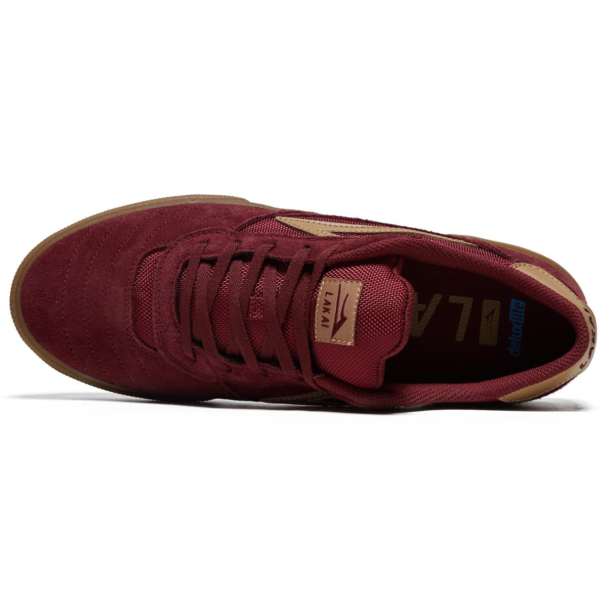 Lakai Cambridge Shoes - Burgundy Red Suede image 3