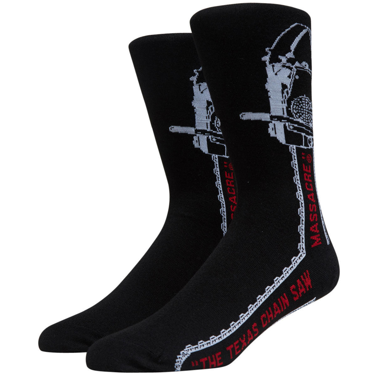 Huf x Texas Chainsaw Massacre Chainsaw Crew Socks - Black image 1