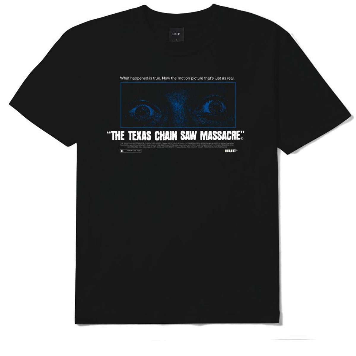 Huf x Texas Chainsaw Massacre Fear T-Shirt - Black image 1