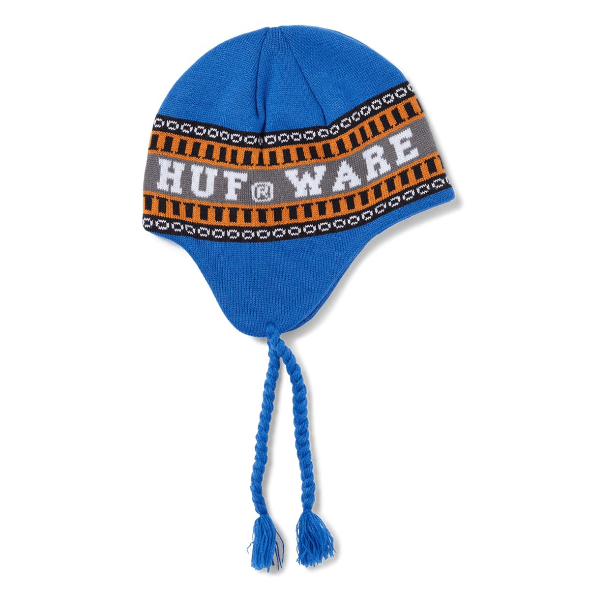 Huf x Bronze 56k Flap Beanie - Blue image 3