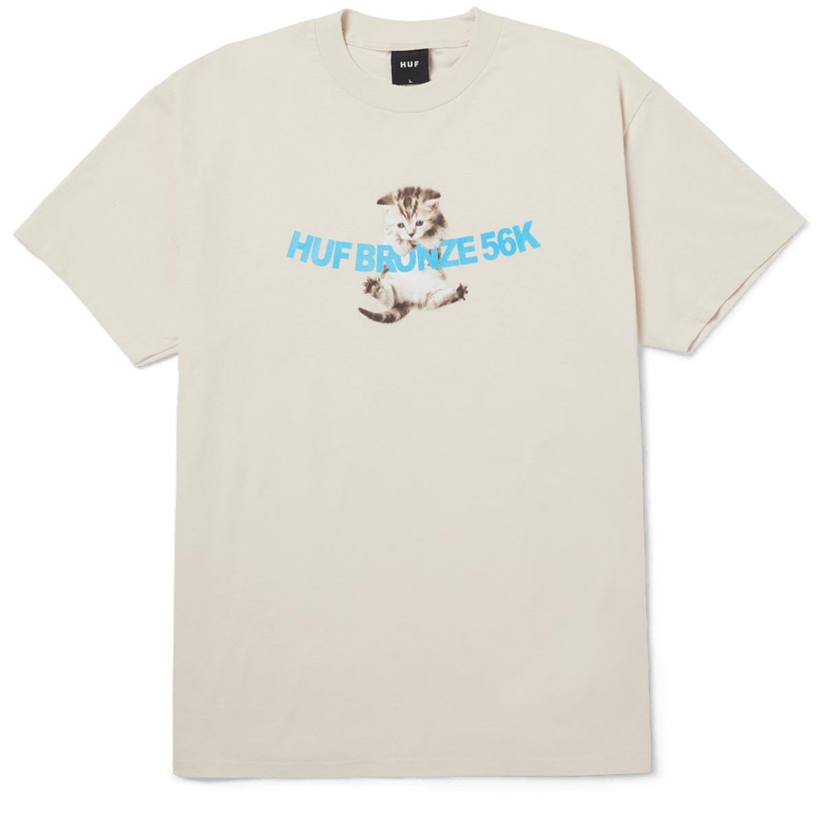 Huf x Bronze 56k Hang In There T-Shirt - Natural image 1