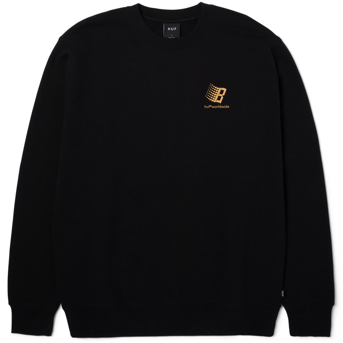 Huf x Bronze 56k Crewneck Sweatshirt - Black image 2