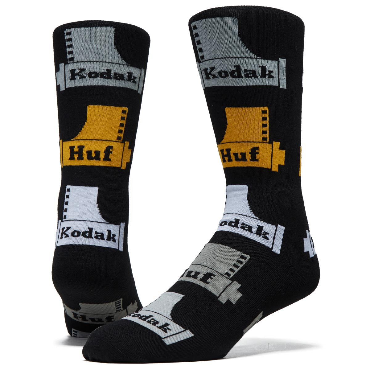 Huf x Kodak Crew Socks - Black image 2