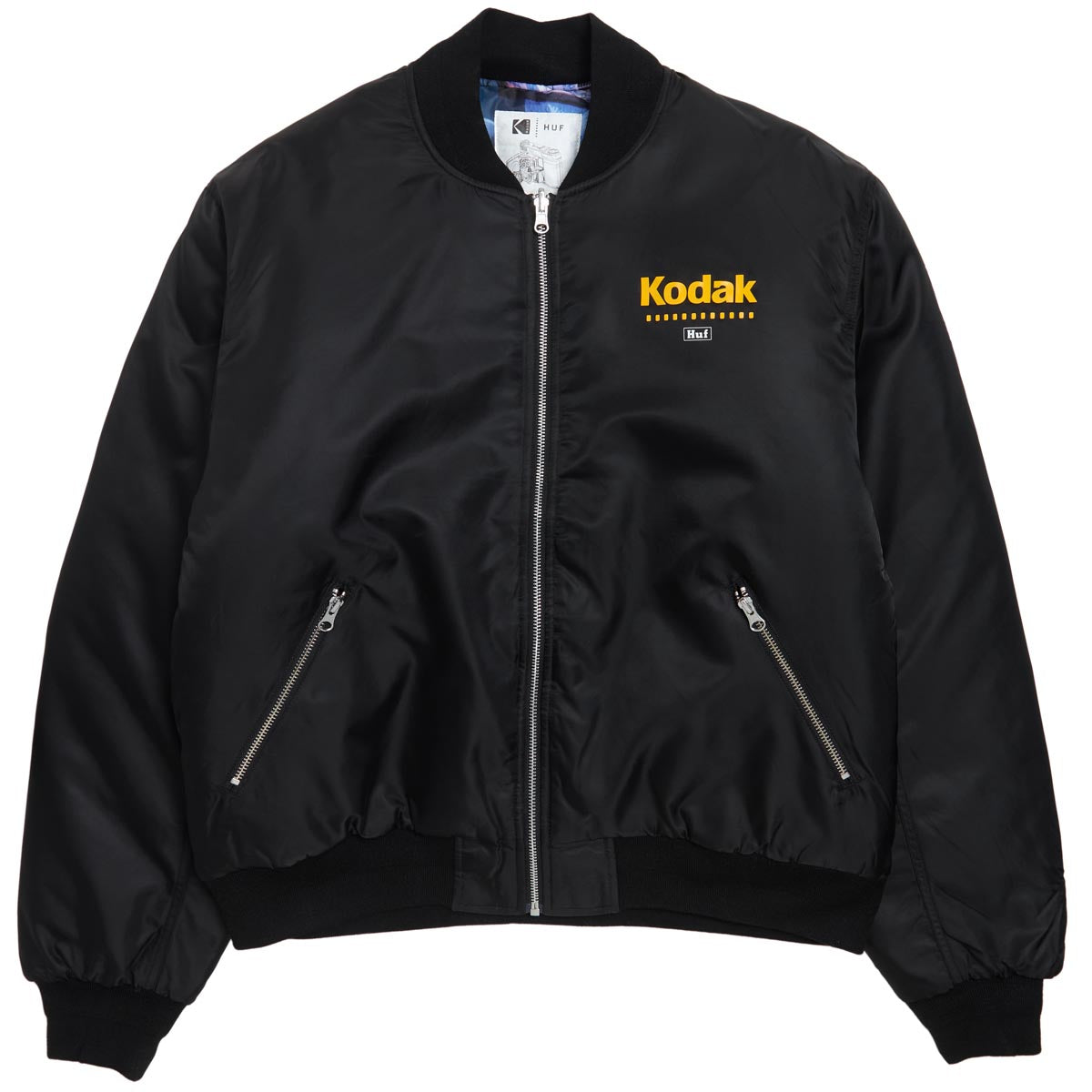 Huf x Kodak Collage Bomber Jacket - Black image 1