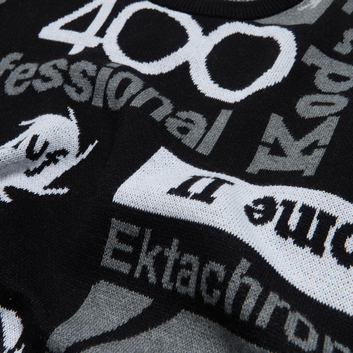 Huf x Kodak Dark Room Jacquard Knit Sweater - Black image 4