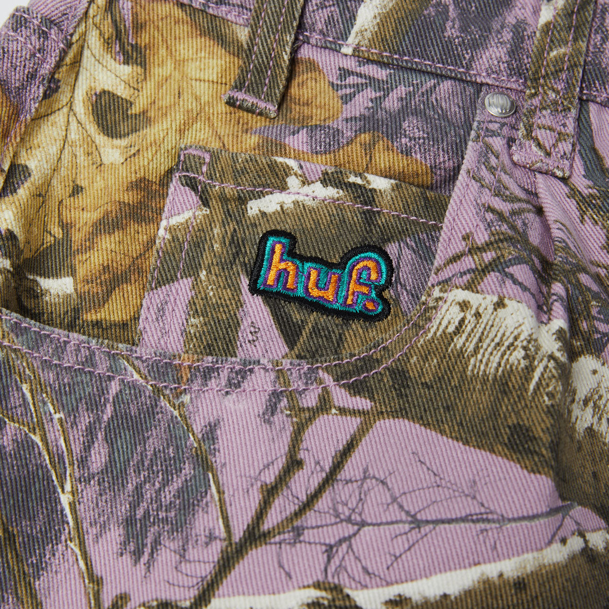 Huf x Realtree Cromer Shorts - Lilac image 2