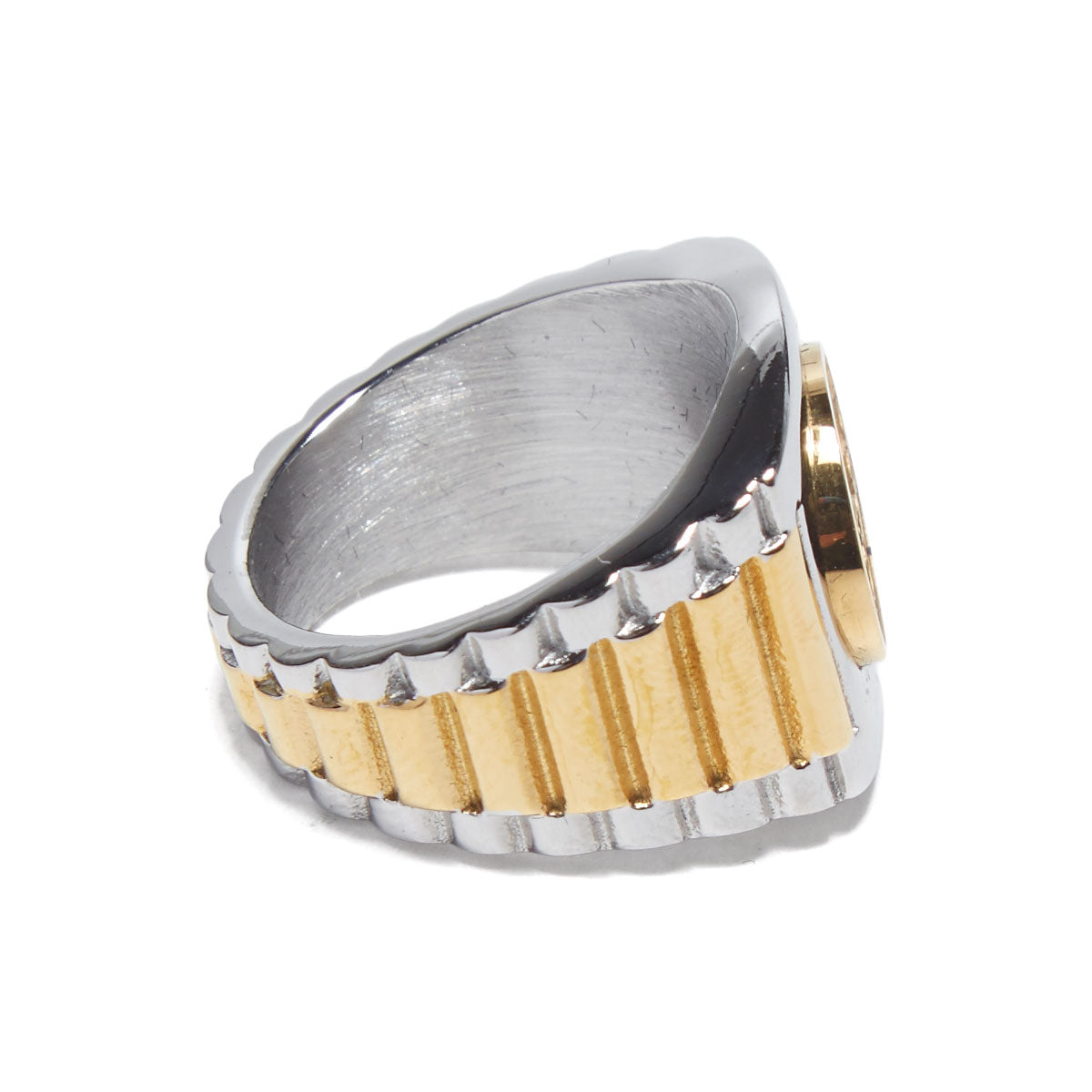 HUF Worldwide Clothiers Ring - Gold image 3