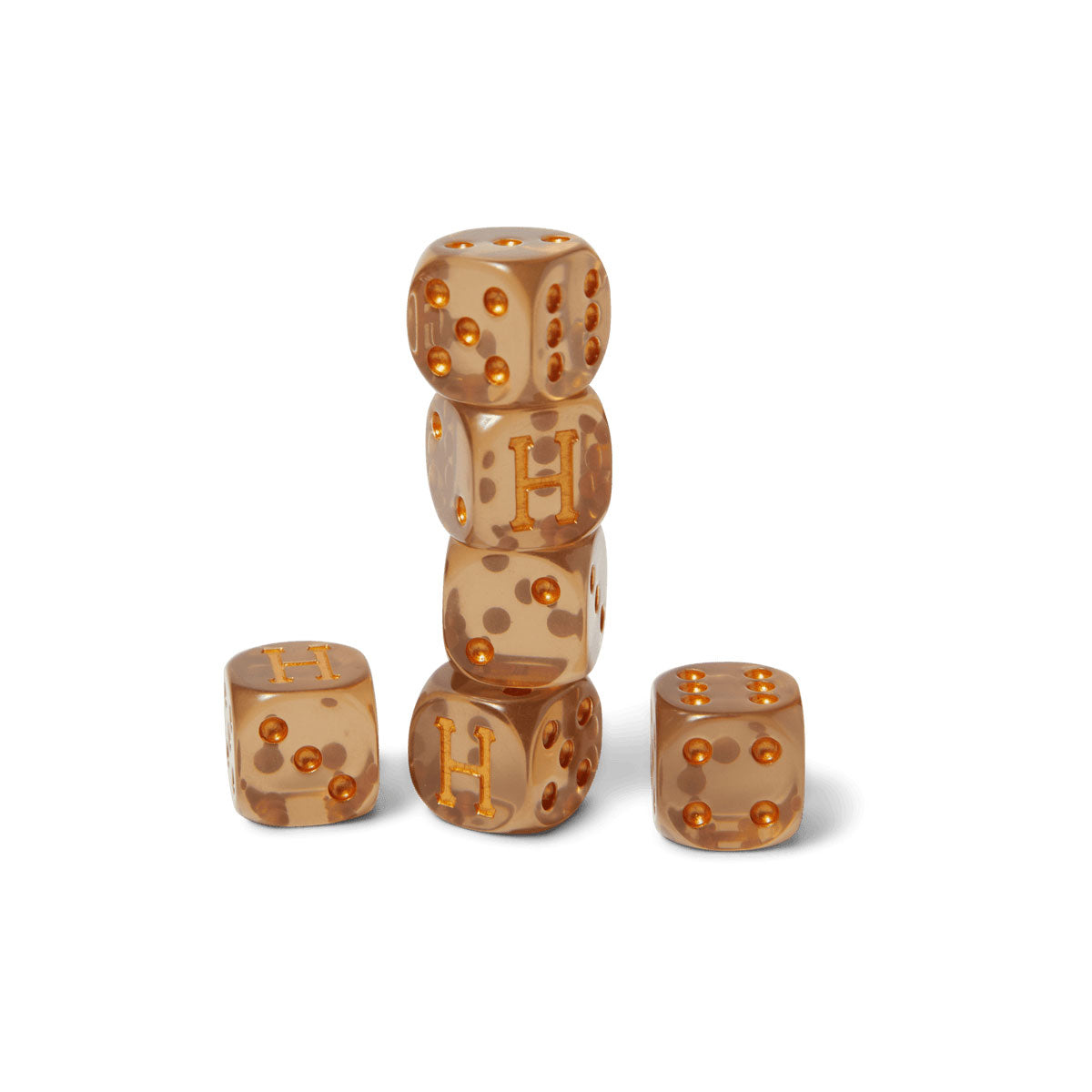 HUF Lux Dice Set - Brown image 1