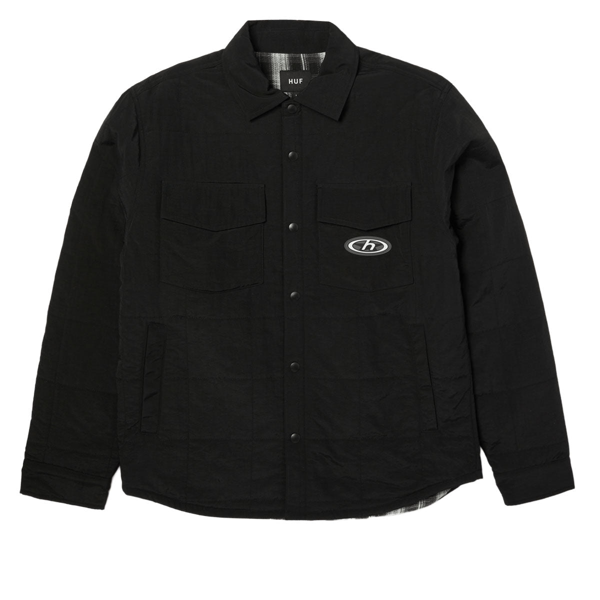 HUF Villard Shacket Jacket - Black image 1