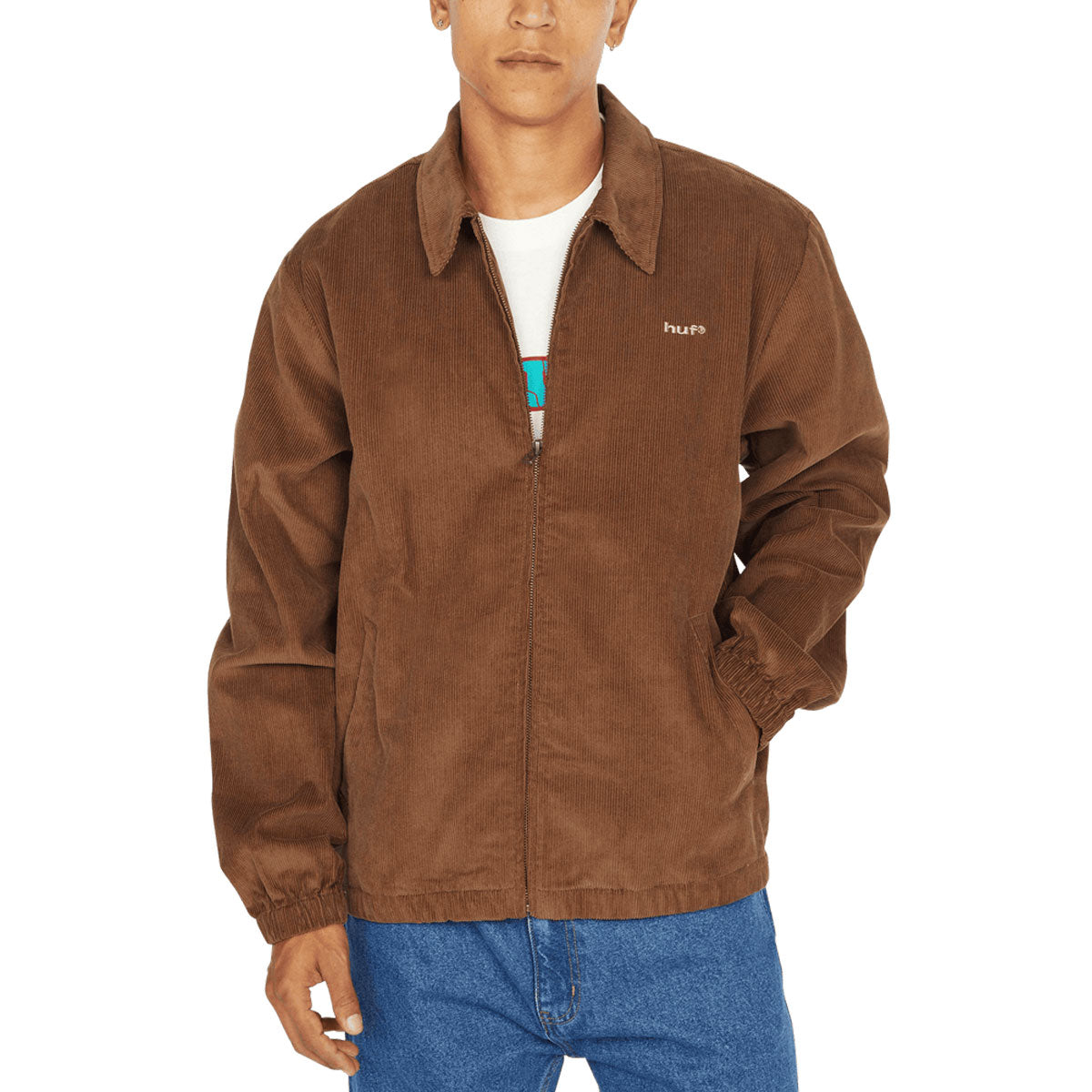 HUF 89 Corduroy Shop Jacket - Chocolate image 1