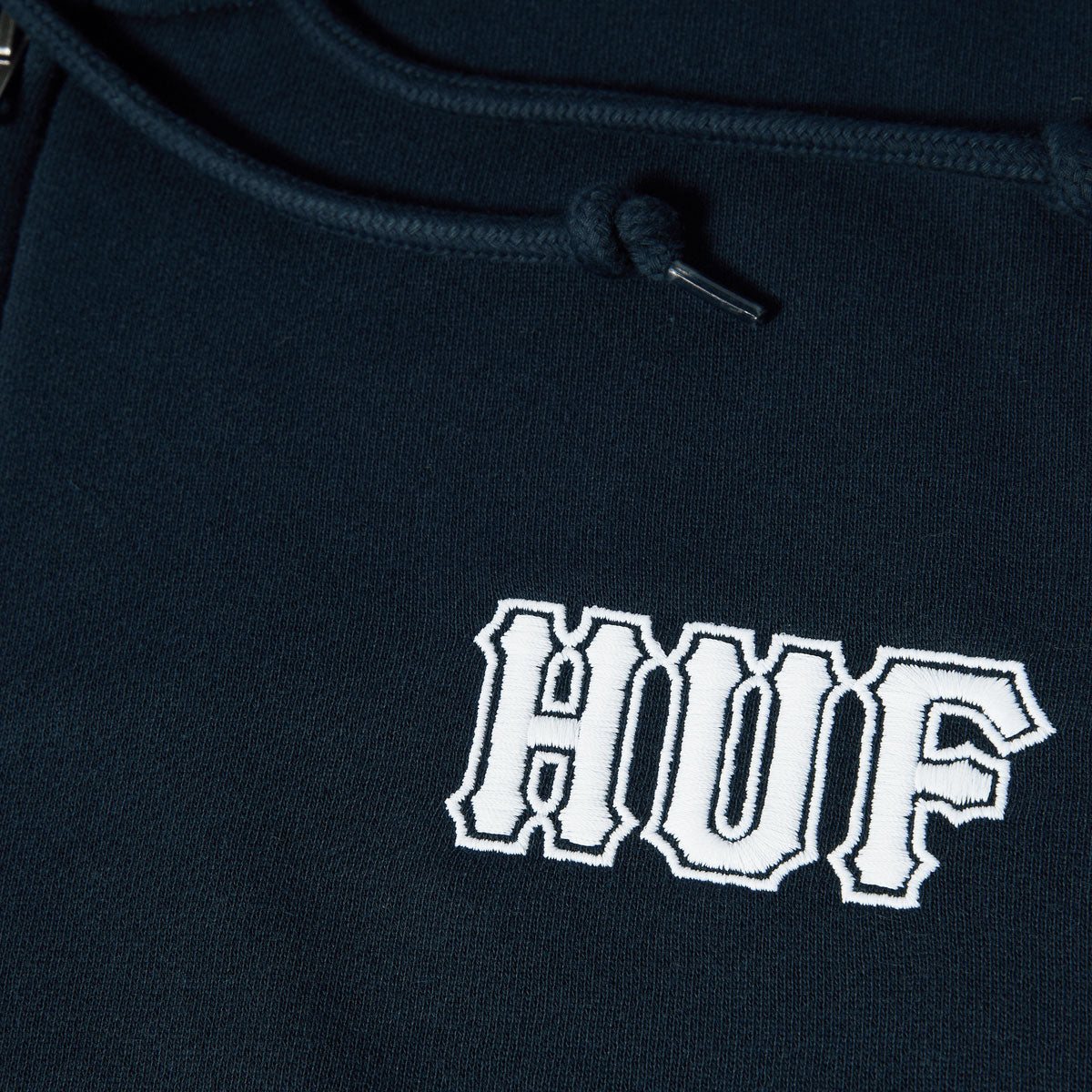 HUF Classic Logo Full Zip Hoodie - Navy image 2