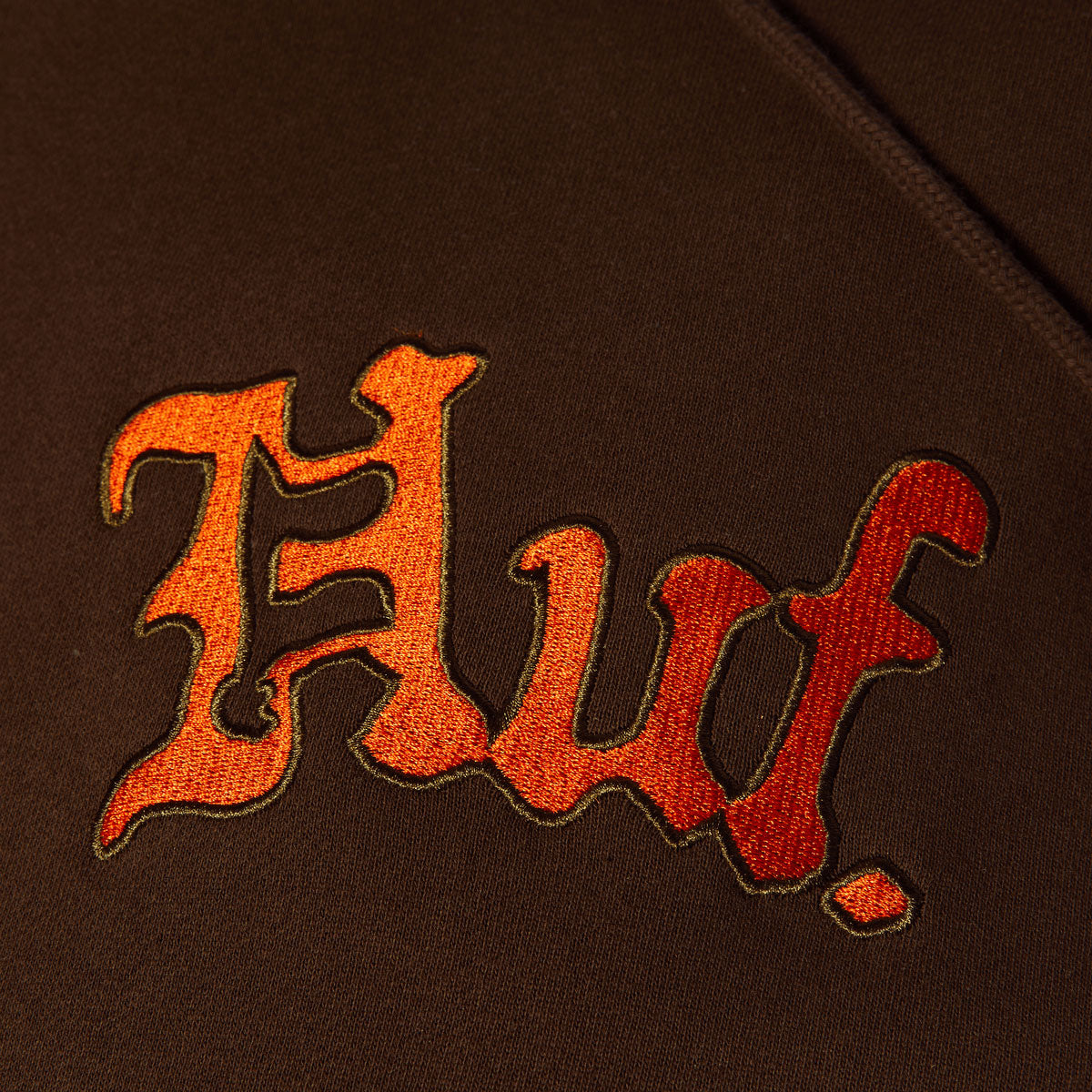 HUF Noble Hoodie - Chocolate image 2