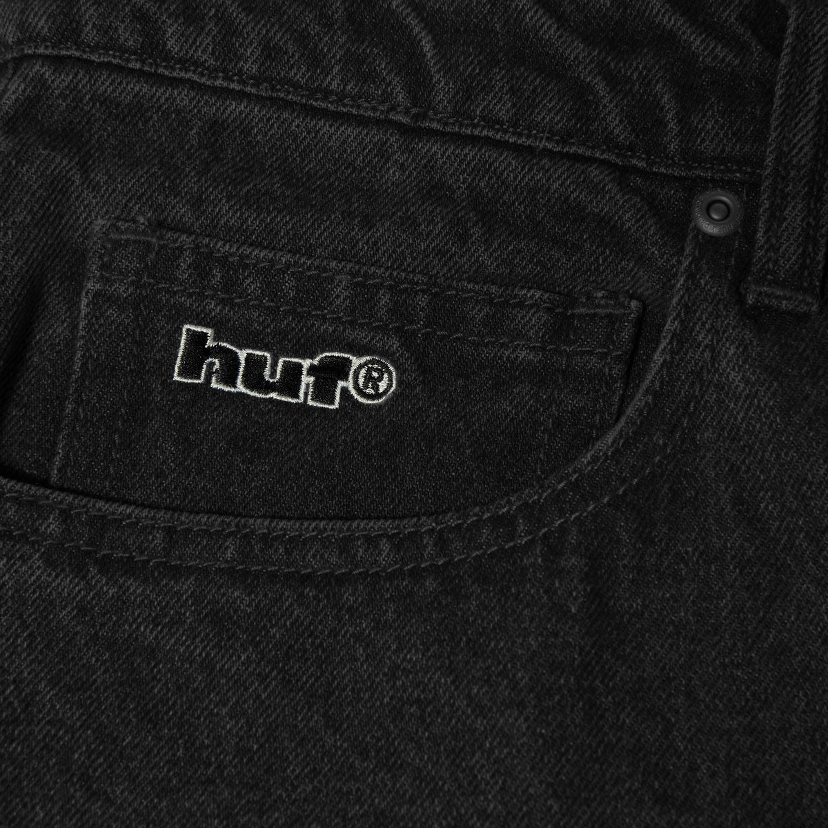 HUF Basic Ass Jeans - Faded Black image 5