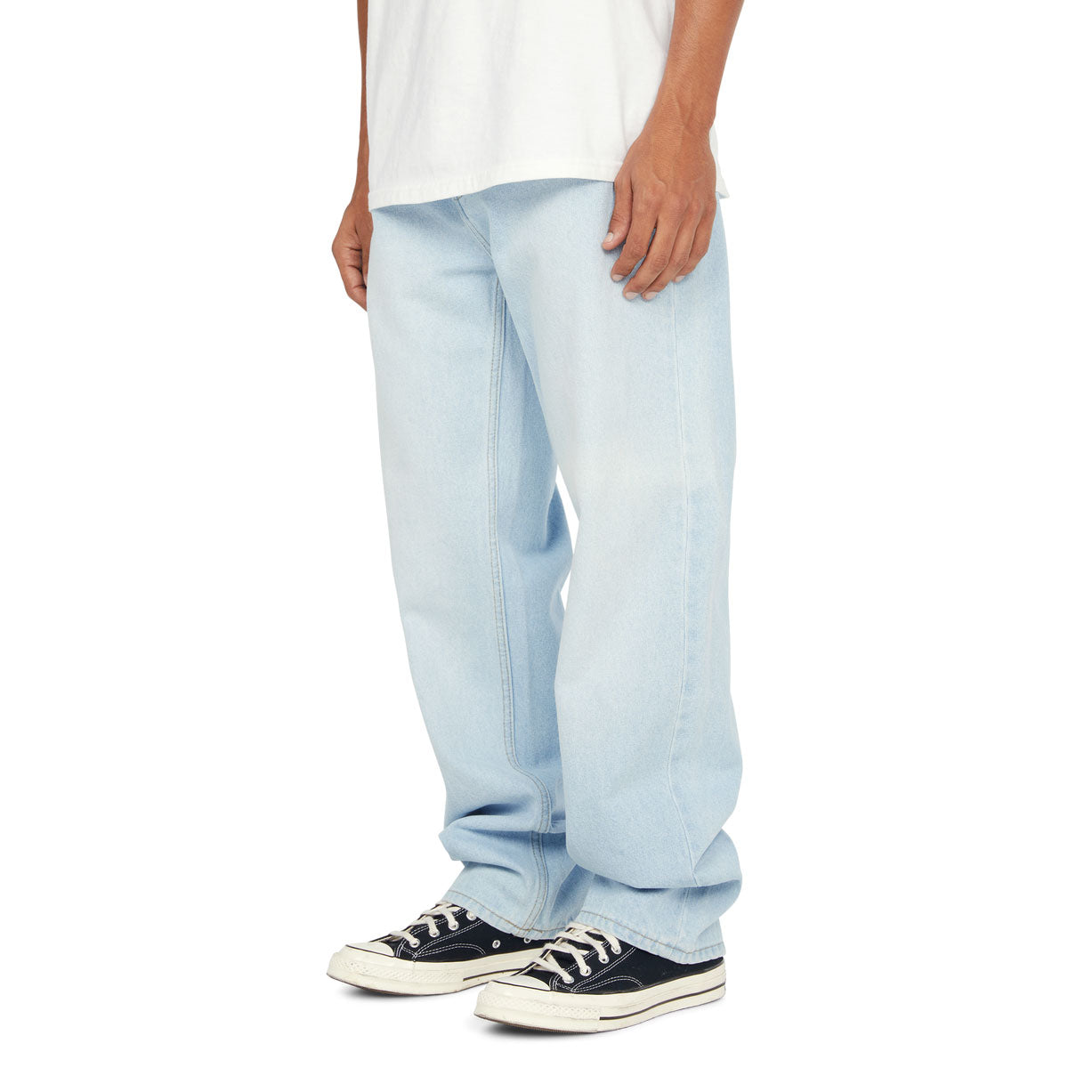 HUF Basic Ass Jeans - Washed Light Blue image 3