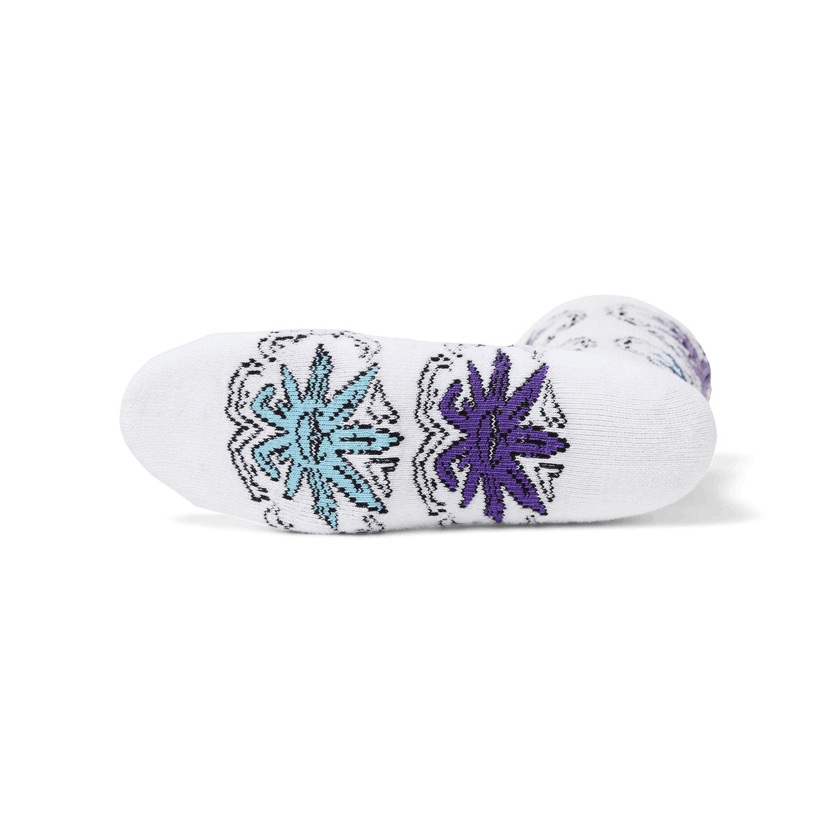 HUF Green Buddy Snow Angel Socks - White image 2