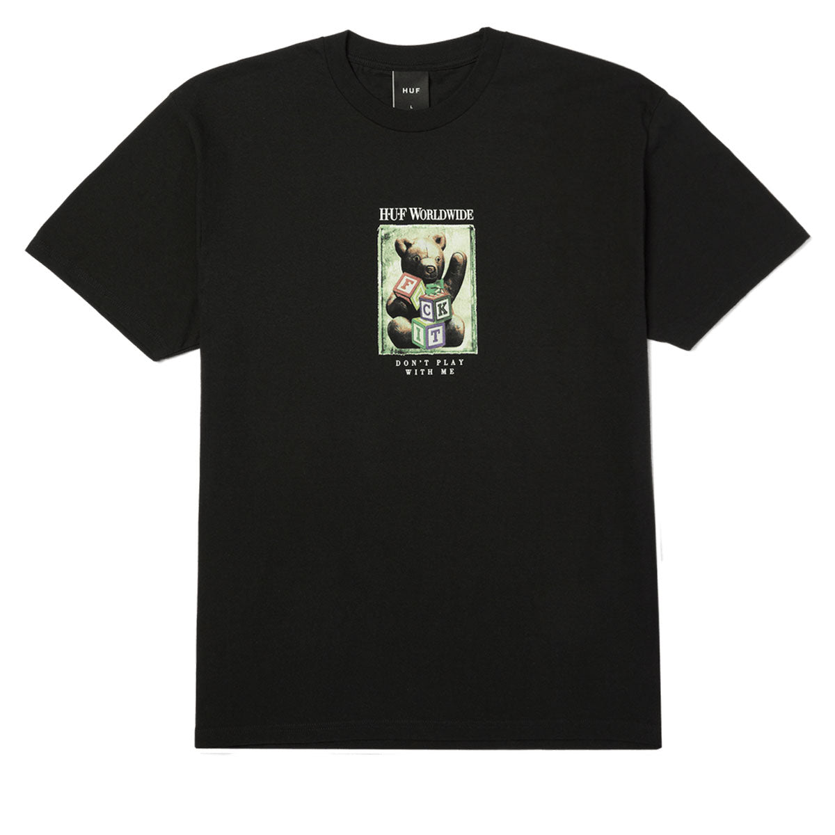 HUF Gift Bear T-Shirt - Black image 1