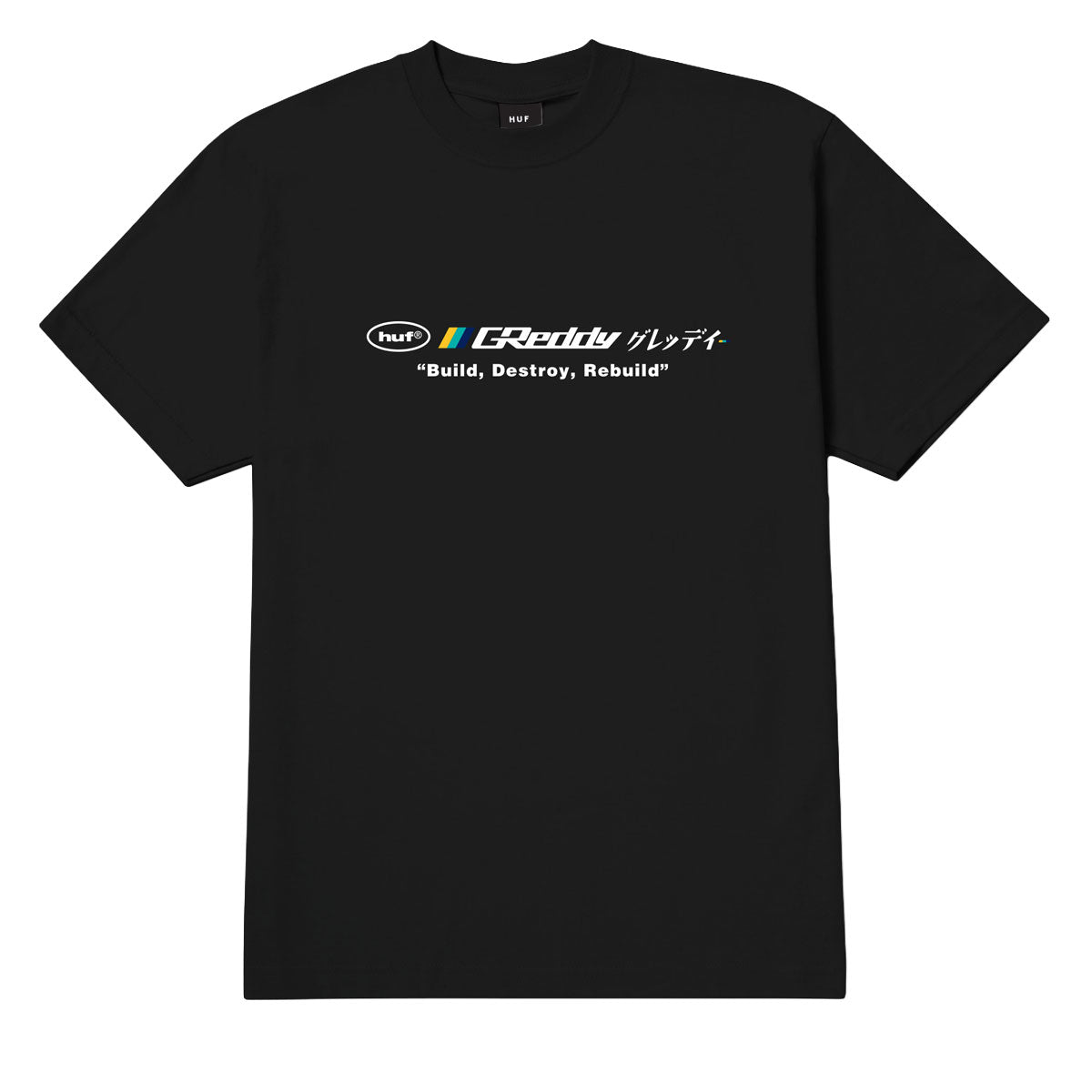 HUF x GReddy Motors T-Shirt - Black image 2