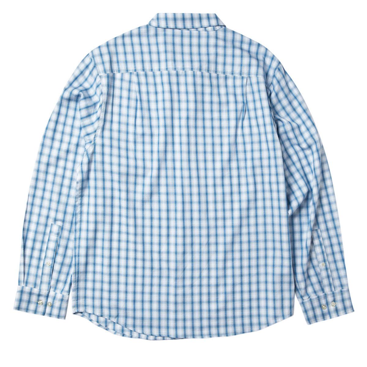 HUF H Star Long Sleeve Plaid Shirt - Light Blue image 2