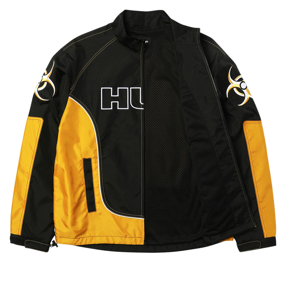 HUF Sector Jacket - Black/Yellow image 4