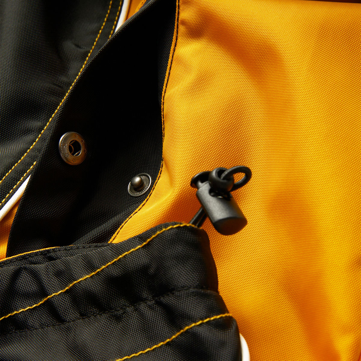 HUF Sector Jacket - Black/Yellow image 5