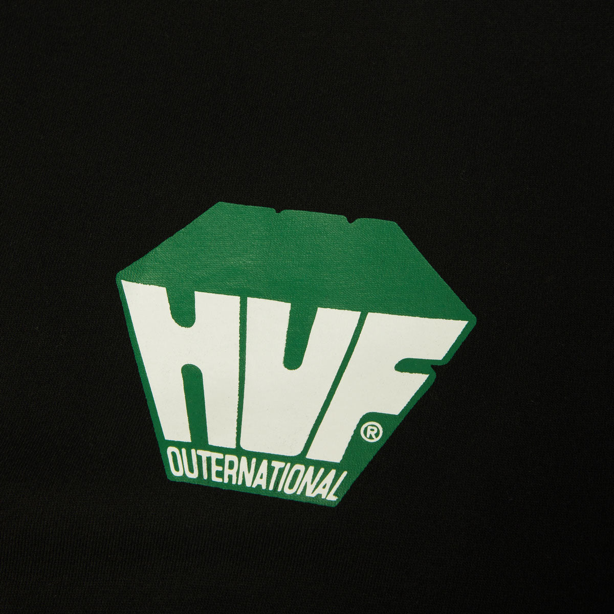 HUF Big Block Crew Sweatshirt - Black image 2