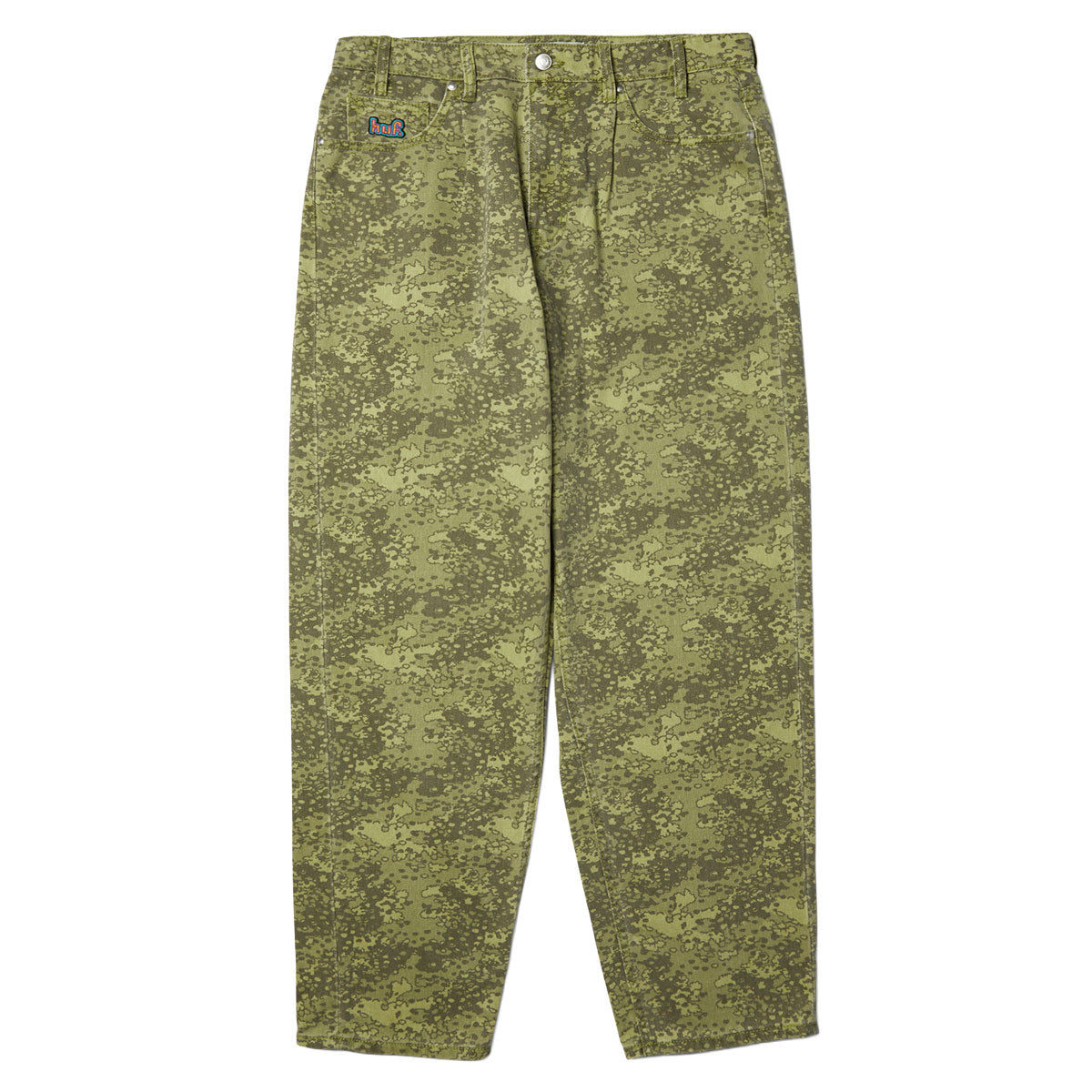 HUF Cromer Camo Jeans - Green image 1