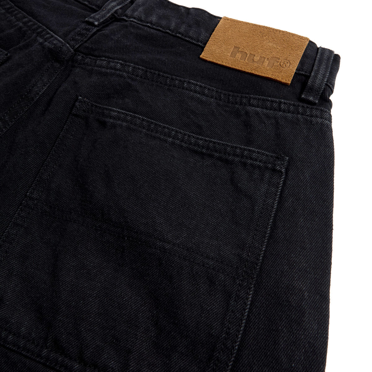 HUF Kinda Loose Double Knee Shorts - Faded Black image 4