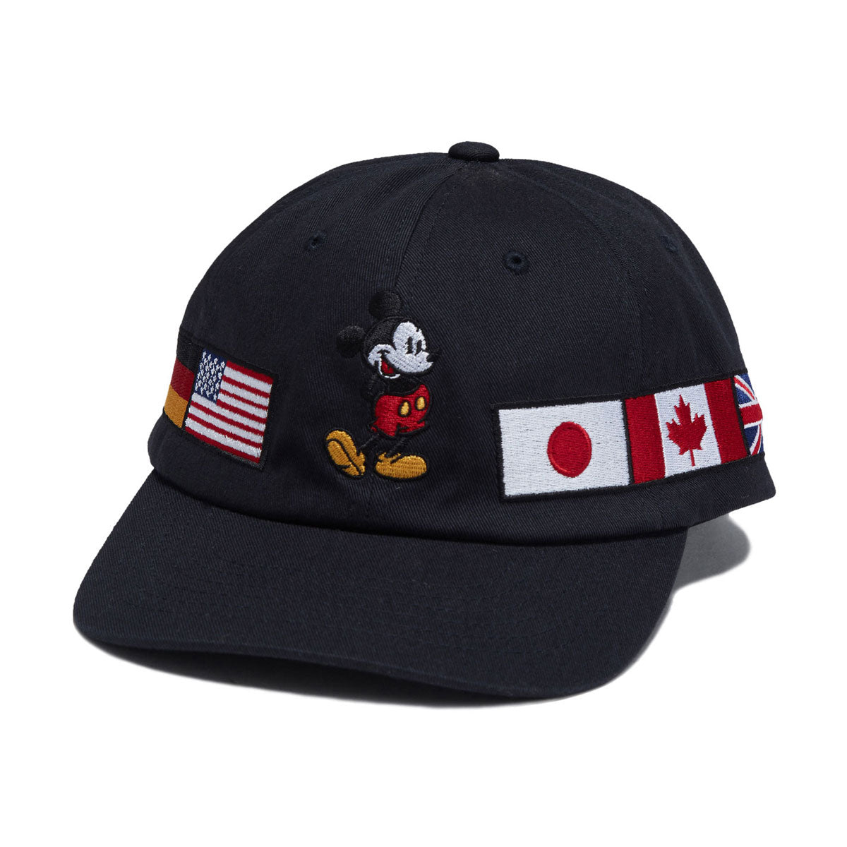 HUF x Mickey Mouse Worlwide Tour Snapback Hat - Navy image 1