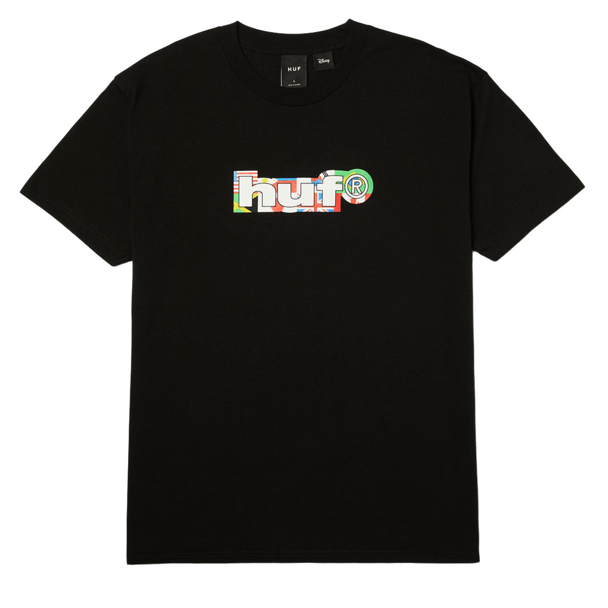 HUF x Mickey Mouse World Tour Silhouette T-Shirt - Black image 2