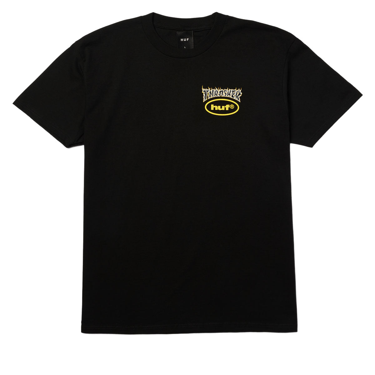 HUF x Thrasher Meltdown T-Shirt - Black image 1