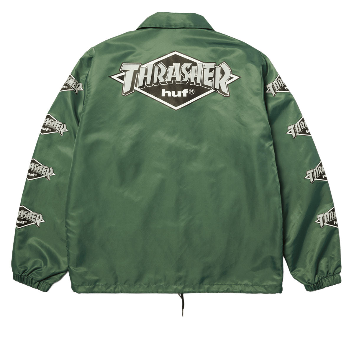HUF x Thrasher Logo Jacket - Forest Green image 2