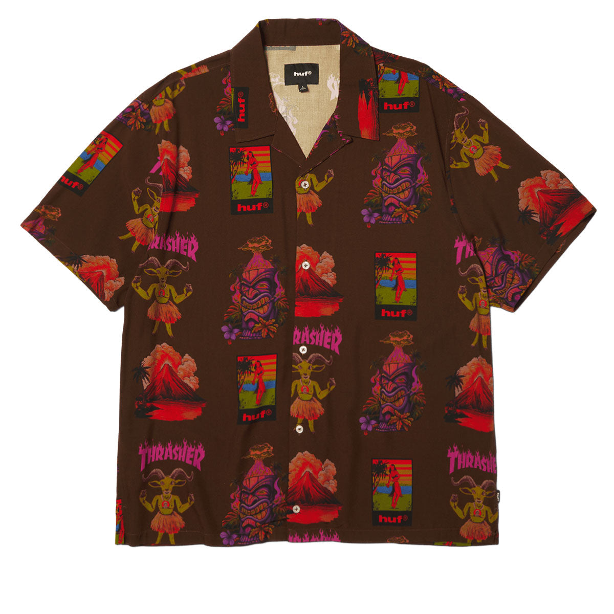 HUF x Thrasher Hawaiian Shirt - Multi image 2