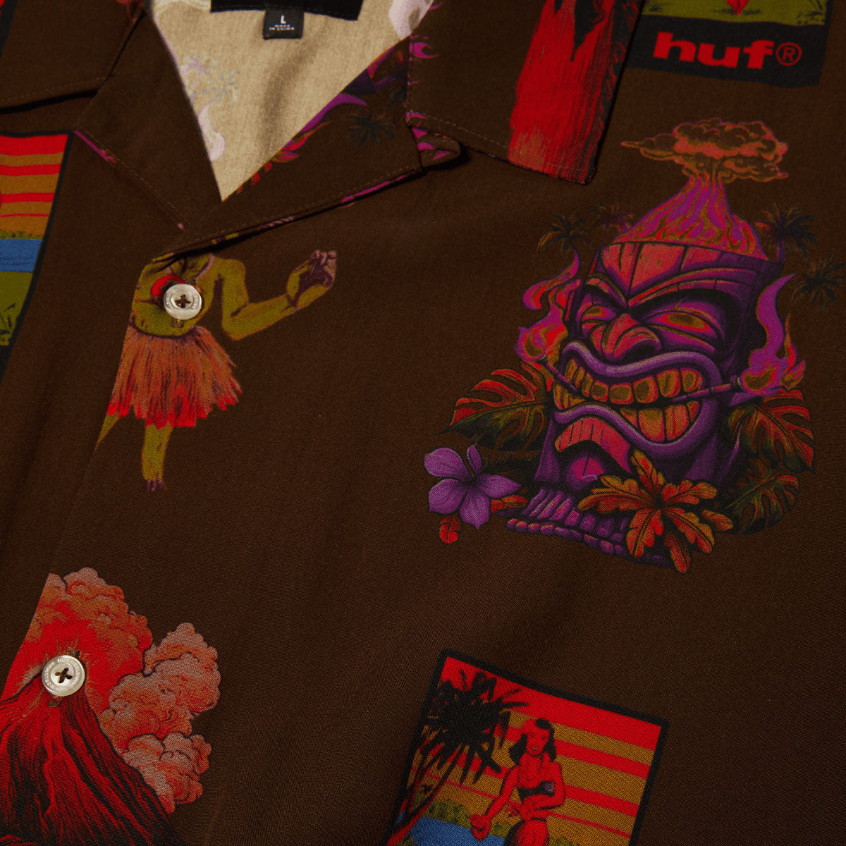 HUF x Thrasher Hawaiian Shirt - Multi image 4