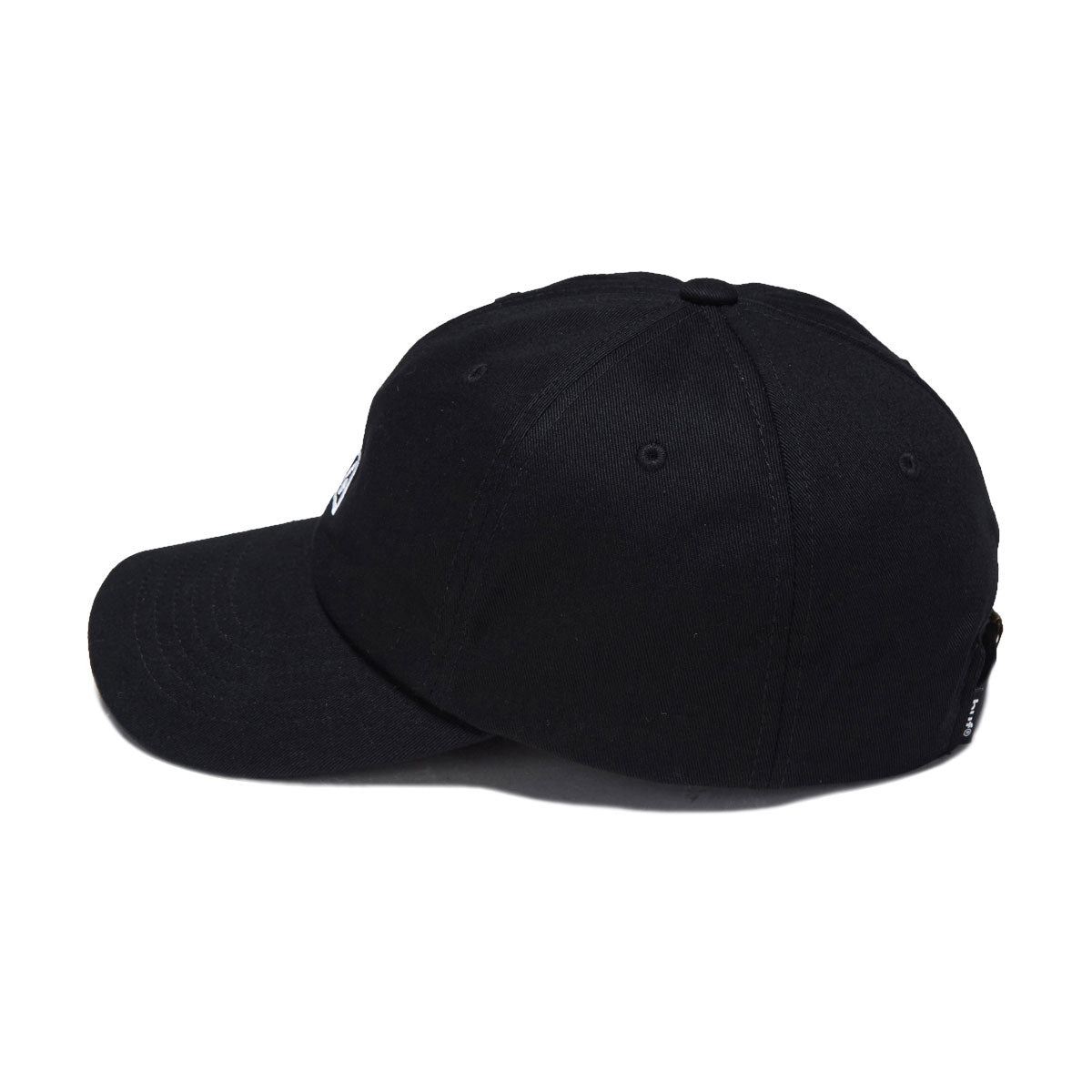 HUF 89 TT Logo 6 Panel CV Hat - Black/White image 3