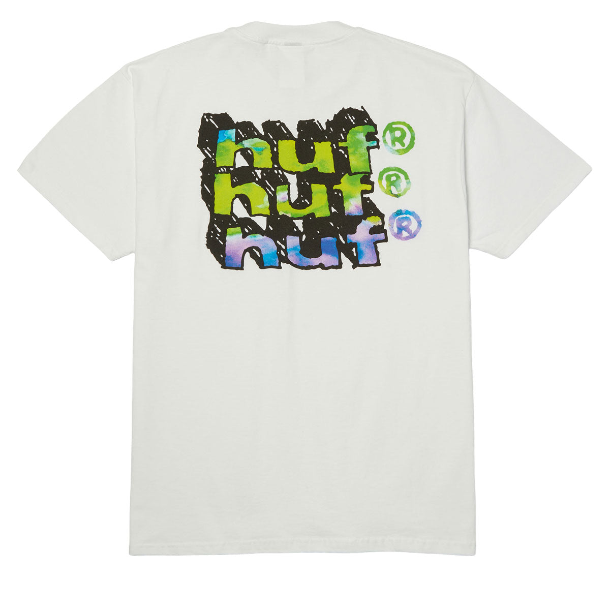 HUF Hand Stacked T-Shirt - White image 1