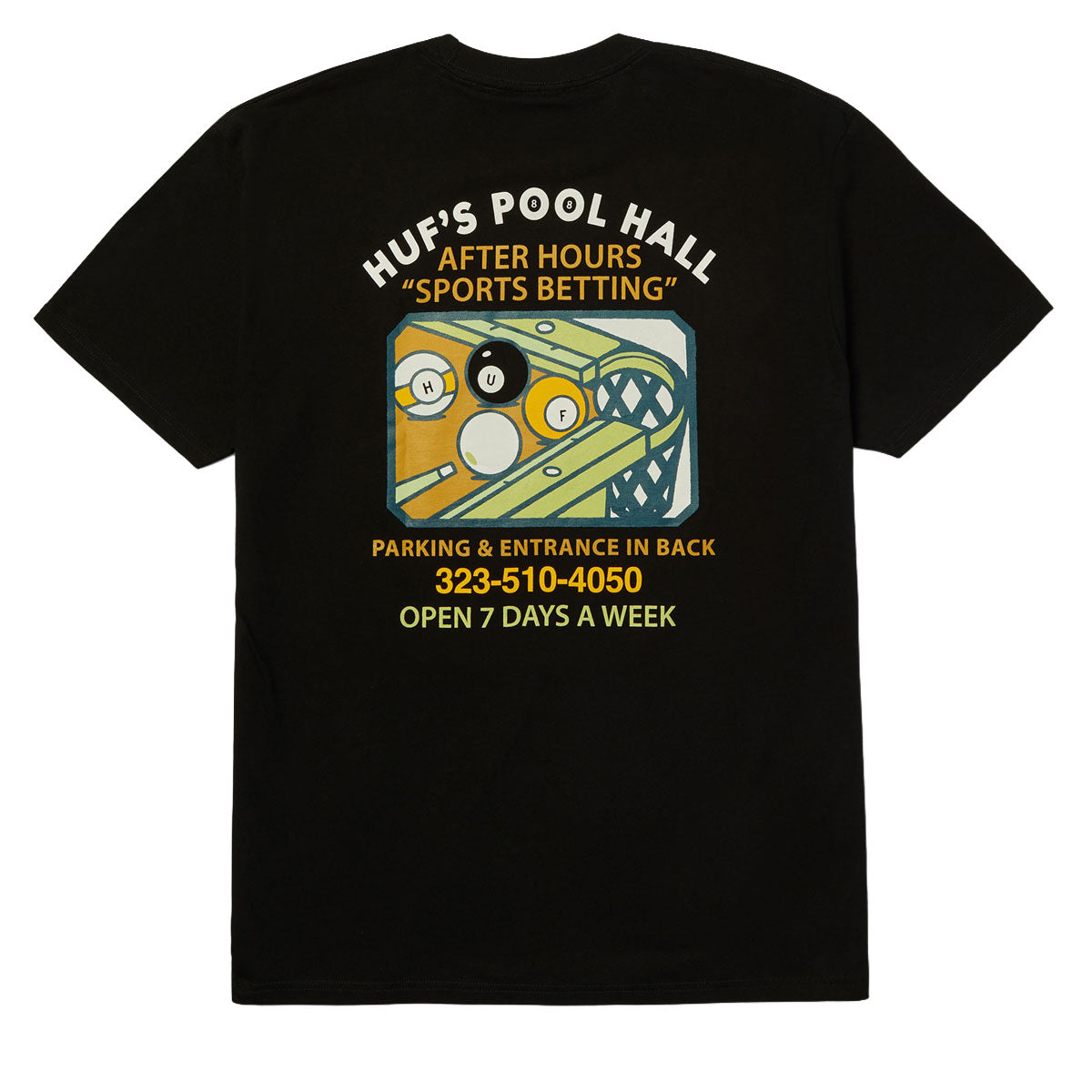 HUF Rack Em Up T-Shirt - Black image 1