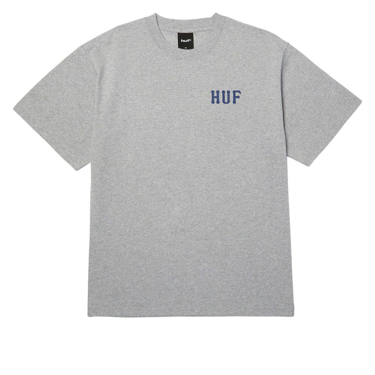 HUF Classic H T-Shirt - Heather Grey/Navy image 2