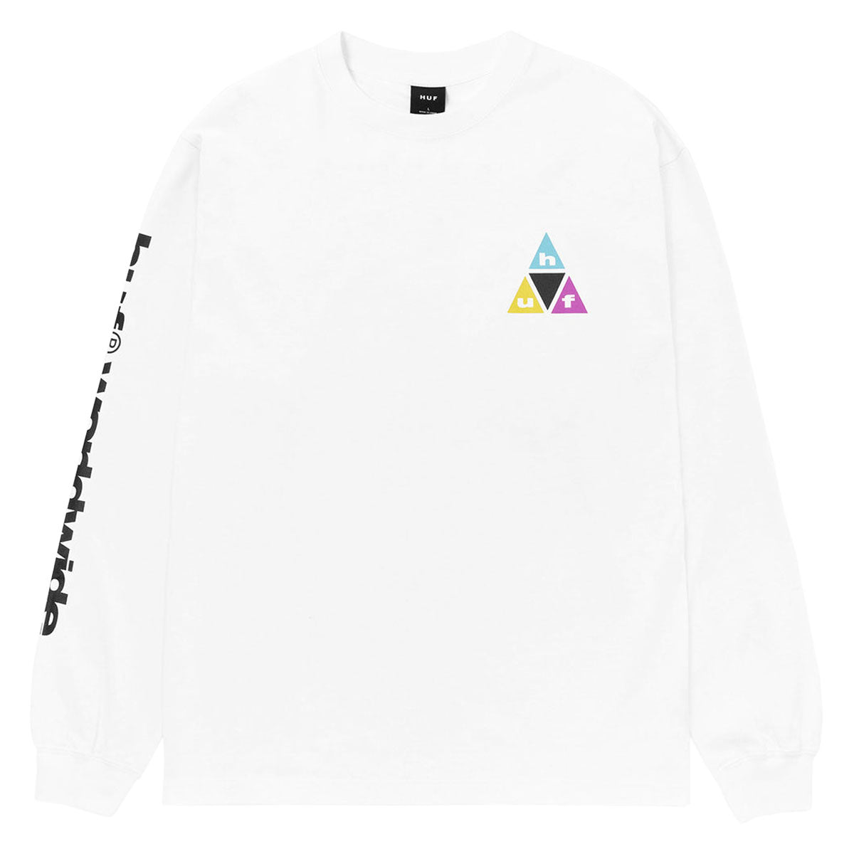 HUF Prism TT Long Sleeve T-Shirt - White II image 1