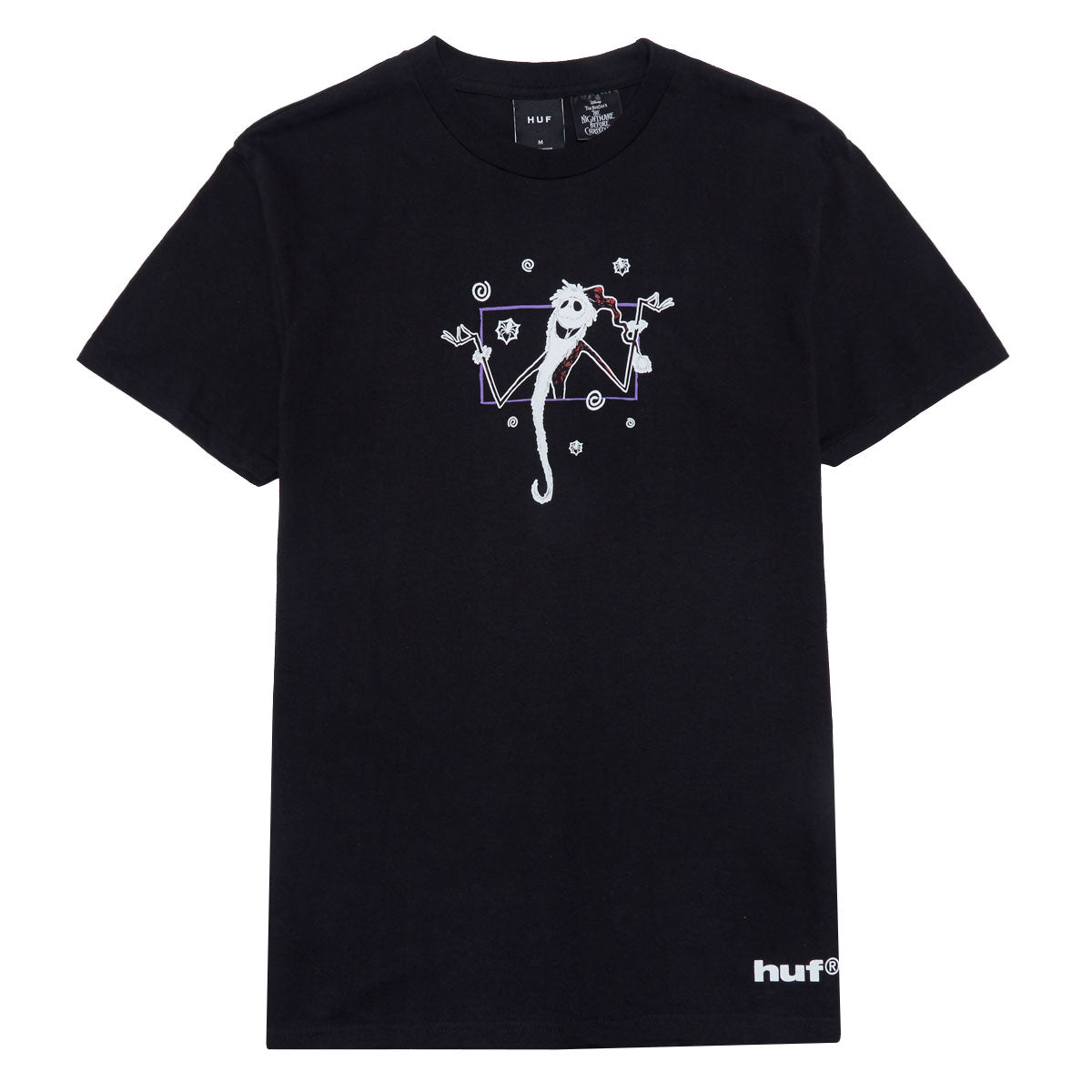 HUF x Nightmare Before Christmas Xmas T-Shirt - Black image 2