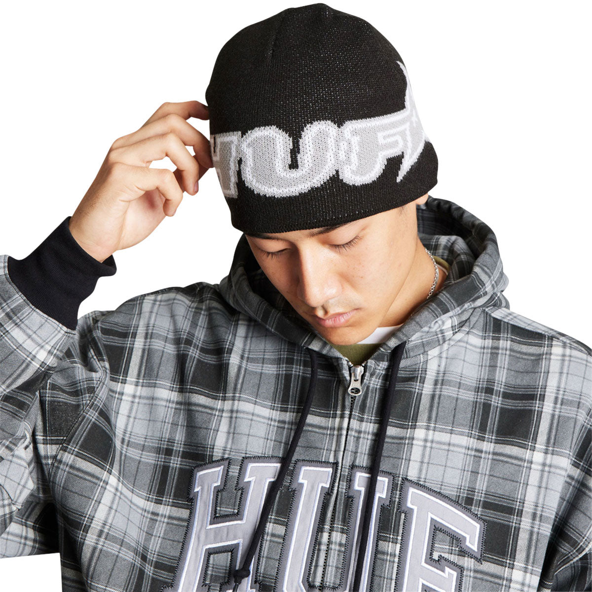 HUF Galaxy Skull Beanie - Black image 3