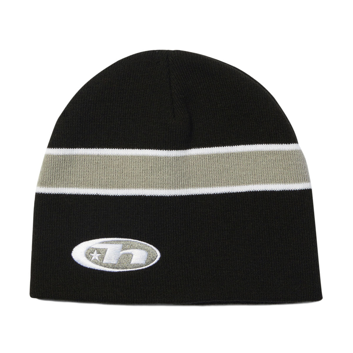 HUF Frequency Skull Beanie - Black image 1