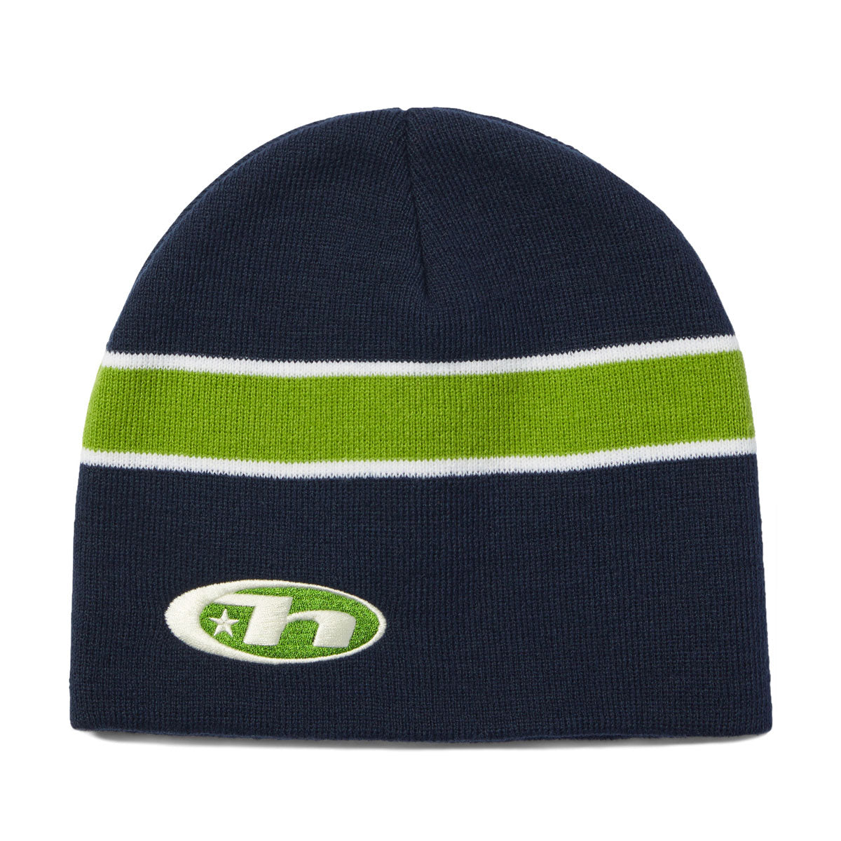 HUF Frequency Skull Beanie - Navy image 1