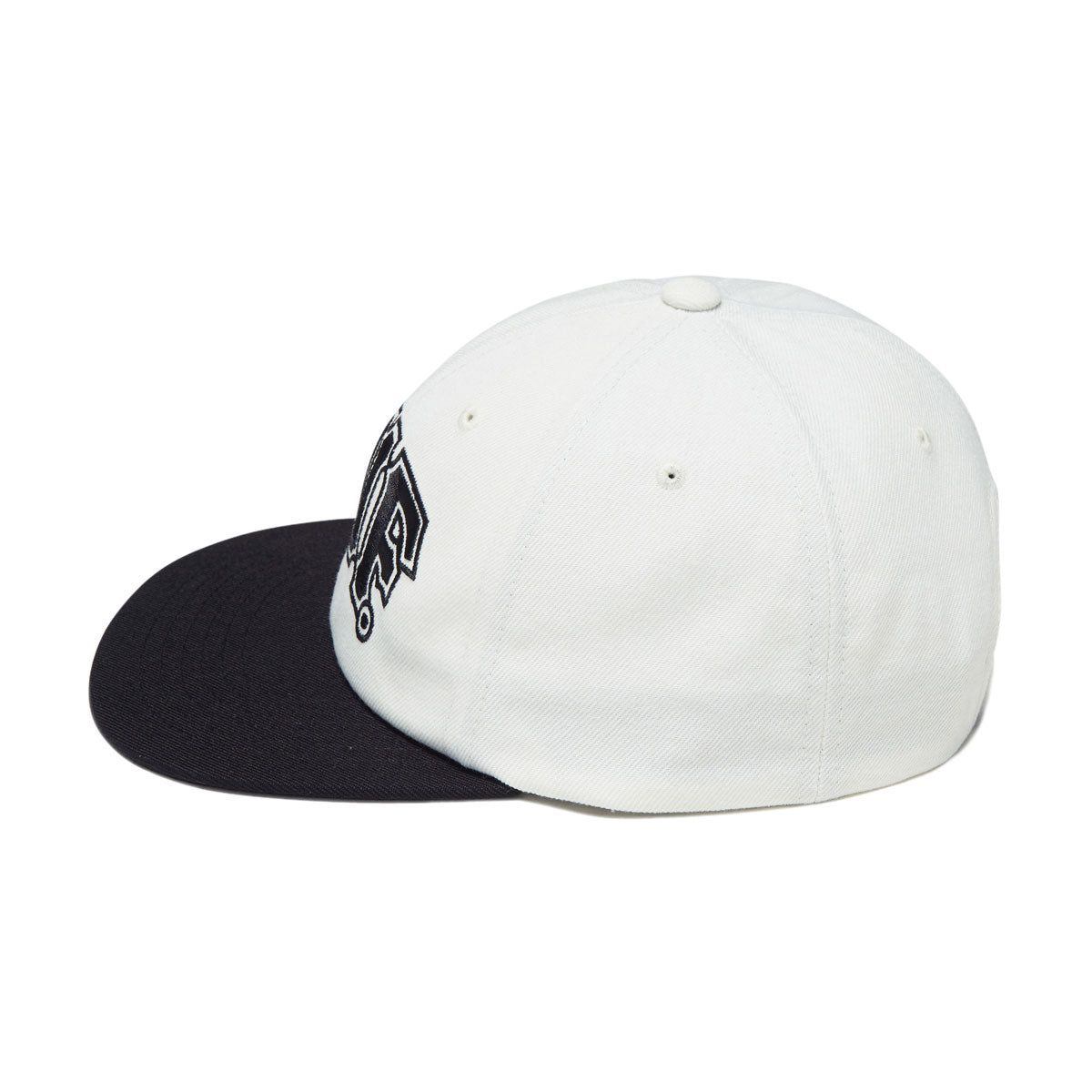 HUF Classic Arch Brushed Snapback Hat - Bleach/Black image 3