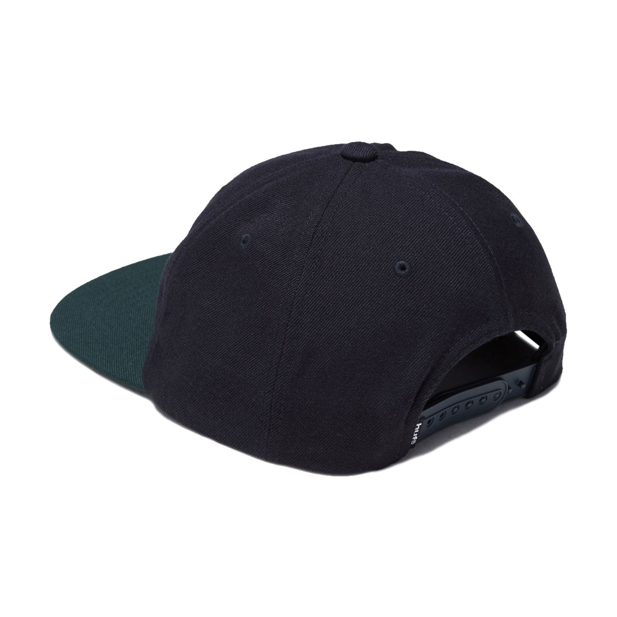 HUF Classic Arch Brushed Snapback Hat - Navy/Green image 2